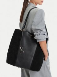 GINO ROSSI Torebka EO-LA224-19590-2 Czarny. Czarne shopper bag Gino Rossi, ze skóry, bez dodatków. Za 629.99 zł.
