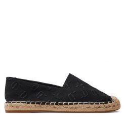 Espadryle KARL LAGERFELD. Czarne espadryle damskie KARL LAGERFELD, bez wzorów, bez obcasa. Za 429.99 zł.