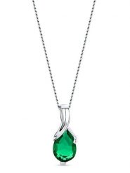 Revoni Złoty naszyjnik z zawieszką - dł. 45 cm rozmiar: onesize. Szare naszyjniki damskie Revoni, z szmaragdem, złote. Za 1,035.99 zł.