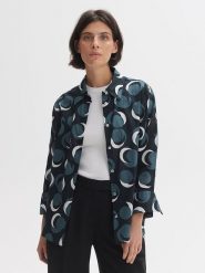 OPUS Koszula w kolorze czarnym rozmiar: 36. Czarne koszule damskie Opus, bez wzorów, z bawełny, bez kołnierzyka, bez ramiączek. Za 121.99 zł.