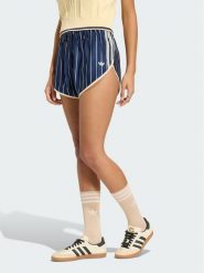 Adidas Szorty sportowe Pinstripe Firebird KT1852 Granatowy Regular Fit. Niebieskie spodenki sportowe damskie Adidas, s, bez wzorów, z syntetyku. Za 219.99 zł.