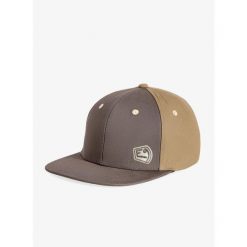 Czapka z daszkiem E9 Quarty - grey/sand. Niebieskie czapki z daszkiem damskie E9, bez wzorów. Za 118.99 zł.