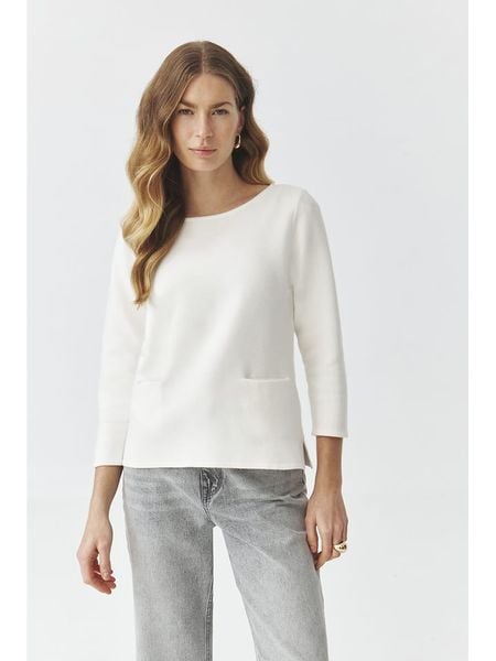 TATUUM Sweter "Adelle" w kolorze kremowym rozmiar: L. Brązowe swetry klasyczne damskie TATUUM, l, bez kołnierzyka. Za 187.52 zł.