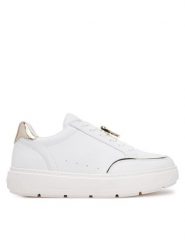 LOVE MOSCHINO Sneakersy JA15214G1MIA610A Biały. Białe obuwie sportowe damskie Love Moschino, ze skóry, bez zapięcia. Za 549.99 zł.