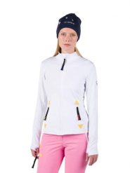 Bluza Rossignol JCC damska Climi JKT biała. Białe bluzy damskie Rossignol, m, bez wzorów, z elastanu, bez kaptura. Za 669.99 zł.