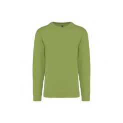 Bluza z okrągłym dekoltem Kariban. Zielone bluzy damskie KARIBAN, xl, bez wzorów, z bawełny, bez kaptura. Za 128.50 zł.