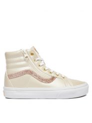 Vans Sneakersy SK8-Hi Reissue Side Zip VN000CYPDJR1 Écru. Buty sportowe dziewczęce Vans, bez wzorów, ze skóry, bez zapięcia. Za 239.99 zł.
