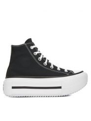Converse Trampki Chuck Taylor All Star Lift Double Stack A12975C Czarny. Czarne trampki damskie Converse, bez wzorów, z materiału, bez zapięcia. Za 319.99 zł.
