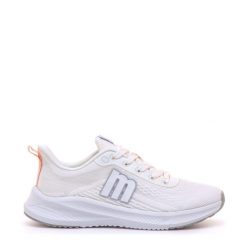 Mustang Knitting White 60802-C33818 damskie trampki casual. Białe trampki damskie mtng, bez wzorów, z materiału, bez zapięcia. Za 182.05 zł.