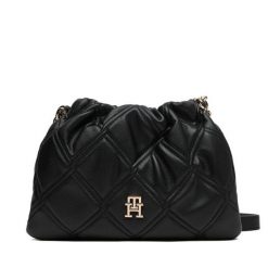Torebka Tommy Hilfiger. Czarne torebki klasyczne damskie Tommy Hilfiger, bez dodatków. Za 489.99 zł.