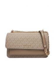 MICHAEL Michael Kors Torebka 30R5GC7L3V Beżowy. Brązowe torebki wieczorowe damskie MICHAEL Michael Kors, bez wzorów, ze skóry, bez dodatków. Za 1,099.00 zł.