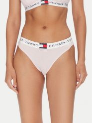 Tommy Hilfiger Figi klasyczne UW0UW06038 Różowy. Czerwone figi Tommy Hilfiger, bez wzorów, z bawełny. Za 59.99 zł.