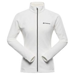 Bluza damska sportowa szybkoschnąca Alpine Pro Dozera 2. Białe bluzy damskie Alpine Pro, bez wzorów, bez kaptura. W wyprzedaży za 319.00 zł.