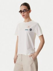 Weekend Max Mara T-Shirt West 2615971041 Écru Regular Fit. T-shirty damskie Weekend Max Mara, l, bez wzorów, z bawełny, bez kołnierzyka. Za 489.99 zł.