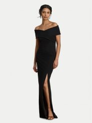 LAUREN RALPH LAUREN Sukienka wieczorowa 253P13931001 Czarny Slim Fit. Czarne sukienki damskie Lauren Ralph Lauren, bez wzorów, z syntetyku, wizytowe, bez ramiączek. Za 1,599.00 zł.
