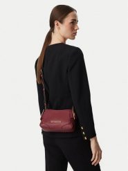LOVE MOSCHINO Torebka JC4096PP1PLT1552 Bordowy. Czerwone listonoszki damskie Love Moschino, bez wzorów, ze skóry, bez dodatków. Za 919.99 zł.