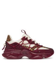 Steve Madden Sneakersy Magneto-RLE SM19000142 Bordowy. Czerwone obuwie sportowe damskie Steve Madden, z materiału, bez zapięcia. Za 439.99 zł.