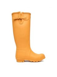 Hunter Kalosze CEO-SJY-T Pomarańczowy. Brązowe kalosze damskie Hunter, bez wzorów, z kauczuku. Za 349.99 zł.