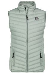 Sublevel Kamizelka pikowana w kolorze jasnozielonym rozmiar: S. Zielone kamizelki damskie Sublevel, s, bez wzorów, bez kaptura. Za 126.99 zł.