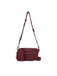 Steve Madden Torebka Bclarke2 SM13001831 Bordowy. Czerwone listonoszki damskie Steve Madden, bez wzorów, ze skóry, bez dodatków. Za 319.99 zł.