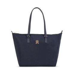 Torebka Tommy Hilfiger. Niebieskie torebki klasyczne damskie Tommy Hilfiger, bez dodatków. Za 299.99 zł.