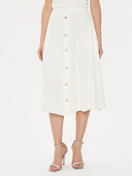 Rinascimento Spódnica midi CFC0118363003 Écru Regular Fit. Spódnice damskie Rinascimento, l, bez wzorów, z syntetyku, midi. Za 259.99 zł.