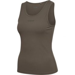 Biustonosz dla kobiet Hummel Prima. Brązowe obuwie sportowe damskie Hummel, bez zapięcia, na fitness i siłownię. Za 250.00 zł.