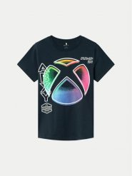 NAME IT T-Shirt XBOX 13232200 Granatowy Regular Fit. Niebieskie t-shirty i koszulki chłopięce Name it, bez wzorów, z bawełny, bez kołnierzyka, bez ramiączek. Za 49.99 zł.