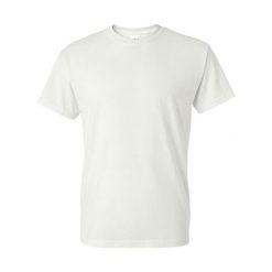 Koszulka DryBlend Unisex Dla Dorosłych. Białe bluzki damskie GILDAN, xl, bez wzorów, bez kołnierzyka, bez ramiączek. Za 32.99 zł.