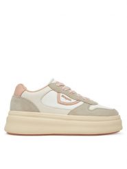 Blauer Sneakersy S5EMERY03/LES Beżowy. Brązowe obuwie sportowe damskie Blauer, ze skóry, bez zapięcia. Za 359.99 zł.