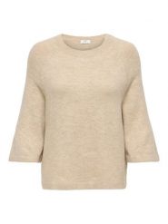 JDY Sweter w kolorze beżowym rozmiar: L. Brązowe swetry klasyczne damskie JDY, l, bez kołnierzyka. Za 109.95 zł.