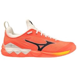 Buty halowe Mizuno Wave Luminous 2. Czarne obuwie sportowe damskie Mizuno, z materiału, bez zapięcia, do biegania, mizuno wave. Za 349.99 zł.