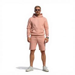Bluza domowa z kapturem – Coral. Brązowe bluzy damskie HOME DELUXE, l, bez wzorów, z bawełny, z kapturem. Za 147.99 zł.