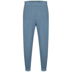 Spodnie sportowe damskie Reebok HS0374. Niebieskie spodnie sportowe damskie Reebok, xl, z aplikacjami, z bawełny. Za 184.00 zł.