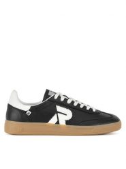 Rieker Revolution Lifestyle Sneakersy W2200-00 Czarny. Czarne obuwie sportowe damskie Rieker Revolution Lifestyle, ze skóry, bez zapięcia. Za 369.99 zł.