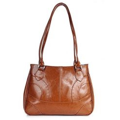 Torebka skórzana damska DAN-A T93 camel. Brązowe torebki klasyczne damskie DAN-A, ze skóry, bez dodatków. Za 349.99 zł.
