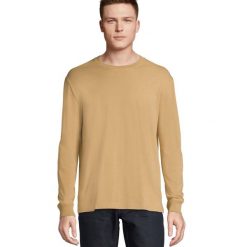 Koszulka Z Długim Rękawem Unisex Pioneer Dla Dorosłych. Brązowe bluzki damskie SOL'S, s, bez wzorów, sportowe, bez kołnierzyka, bez ramiączek. Za 64.99 zł.
