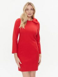 Marella Sukienka codzienna Imperia 2332261236200 Czerwony Regular Fit. Czerwone sukienki damskie Marella, bez wzorów, z syntetyku, bez ramiączek. Za 799.99 zł.