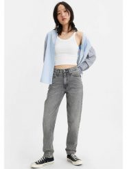 Levi´s Dżinsy "80S" - Mom fit - w kolorze jasnoszarym rozmiar: W26/28. Szare jeansy damskie z podwyższonym stanem. Za 158.10 zł.