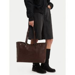 Torebka G-Star. Brązowe shopper bag G-Star, bez dodatków. Za 299.99 zł.