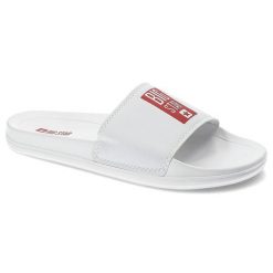 Białe Klapki Big Star Damskie Buty Wodoodporne. Białe klapki damskie Big Star, bez wzorów, z tworzywa sztucznego, bez obcasa, bez zapięcia. Za 67.99 zł.