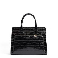 Isabel Bernard Torebka Isabel Bernard Honoré Nadine czarny - skóra Torebki 1 ct Damski. Czarne torby na laptopa Isabel Bernard, bez wzorów, z materiału. Za 1,461.49 zł.