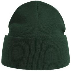 Czapka Unisex Dla Dorosłych Pure Recycled Beanie. Zielone czapki damskie ATLANTIS, bez wzorów. Za 45.99 zł.