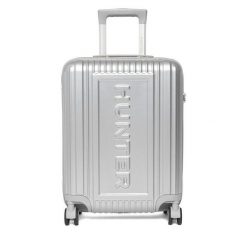 Walizka kabinowa Hunter. Szare walizki Hunter, bez wzorów. Za 299.99 zł.