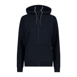 Bluza damska z kapturem CMP. Niebieskie bluzy damskie CMP, bez wzorów, z kapturem. Za 290.50 zł.