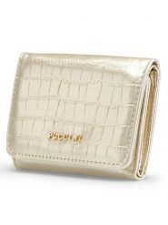 Puccini Portfel w kolorze złotym - 12 x 10 x 3 cm rozmiar: onesize. Żółte portfele damskie Puccini, bez wzorów, z materiału. Za 52.99 zł.