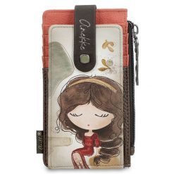 Brązowe Damskie Etui Na Karty Anekke Muse. Brązowe portfele damskie Anekke, bez wzorów. Za 129.00 zł.