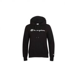 Bluza sportowa damska Champion 115687KK001. Czarne bluzy damskie Champion, na zimę, s, bez wzorów, z kapturem. Za 168.05 zł.