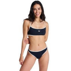 Dół bikini damski THE RETRO ESSENTIALS. Szare bikini Roxy, bez wzorów, z elastanu. Za 149.99 zł.