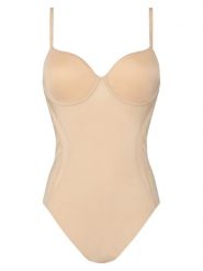 BOSS Body 50535810 Beżowy. Brązowe body i gorsety Boss, bez wzorów, z syntetyku. Za 339.99 zł.